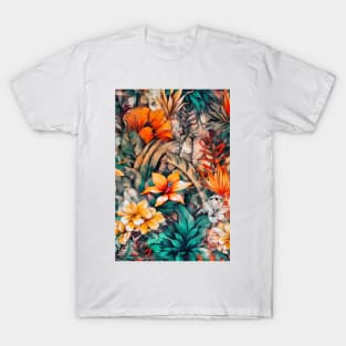 Flowers botanical pattern #nature T-Shirt